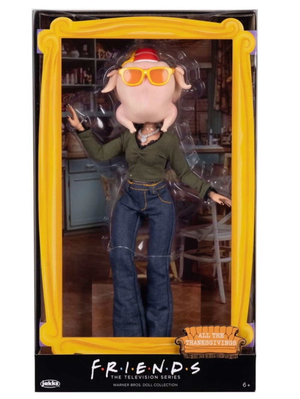 NEW IN BOX FRIENDS TV DOLL MONICA TURKEY